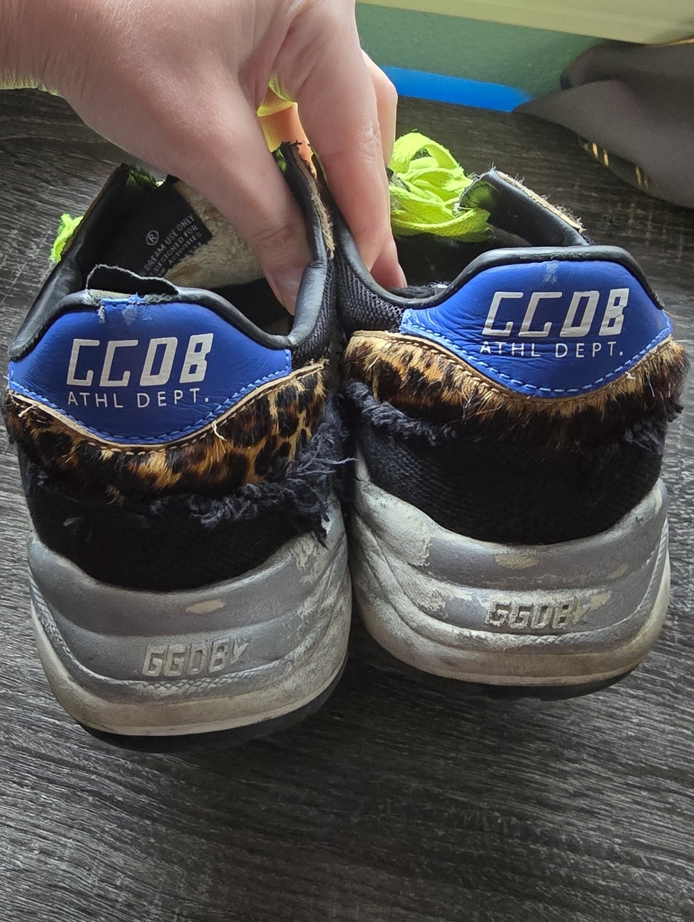 Golden Goose Running Leopard Sneakers - Picture 4 of 7